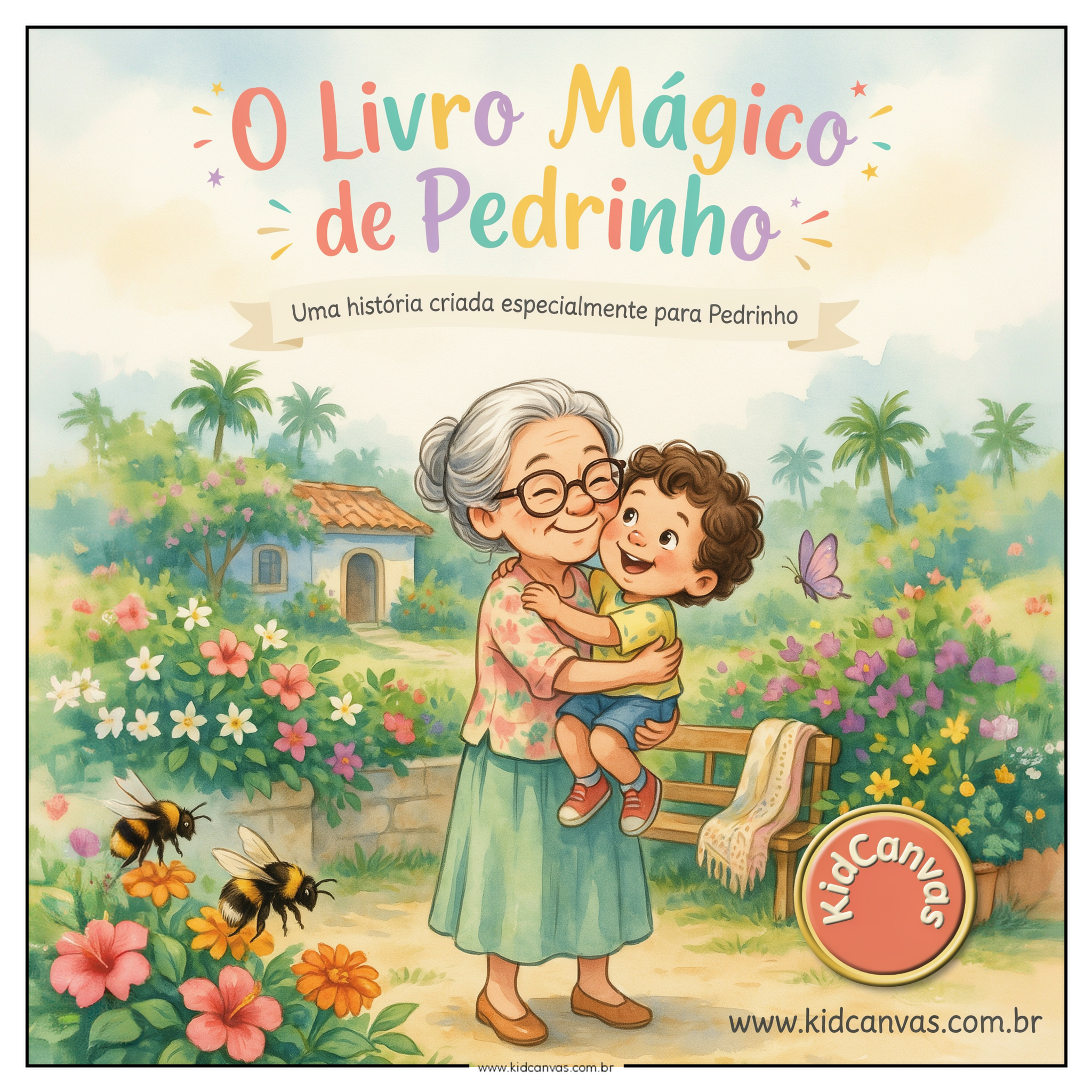 Capa: Pedrinho na casa da Vovó Sônia